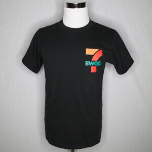 Men’s By Way Of Dallas BWOD x 7 Eleven Black Shirt Sz Medium